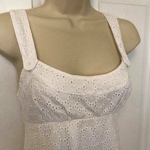 GUESS White Eyelet Dress, size 7